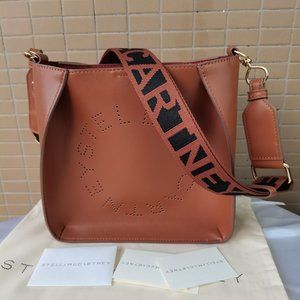 Stella McCartney Logo Crossbody Bag Shoulder Bag Brown